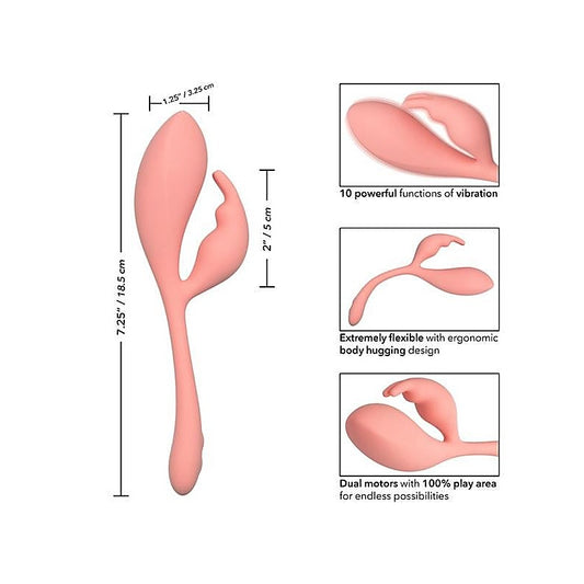 Elle Liquid Silicone Bunny by California Exotics