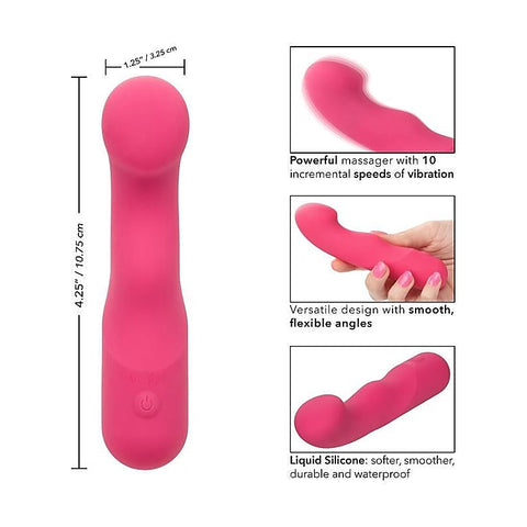 Liquid Silicone Pixies Curvy 10 Functions G-Spot Vibrator