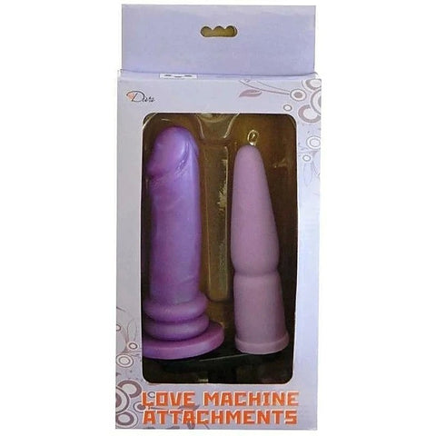 Love Machine Attachment DP Silicone Dong and Probe