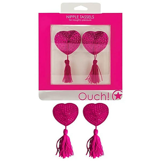 OUCH! Nipple Tassels Heart by Shots Toys