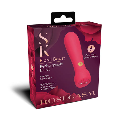 Secret Kisses ROSEGASM Floral Boost Bullet by Xgen Products
