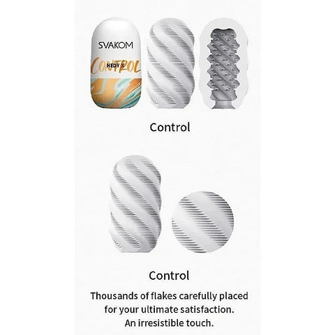 Hedy X-Control 5 Pack Male Masturbator Sleeve Set by Svakom