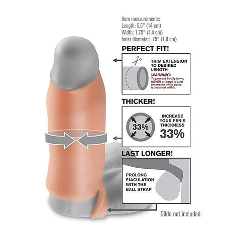 Fantasy X-Tensions Real Feel 5.5" Cock Enhancer