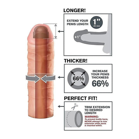 Fantasy X-Tensions Mega 1 Inch Penis Extension