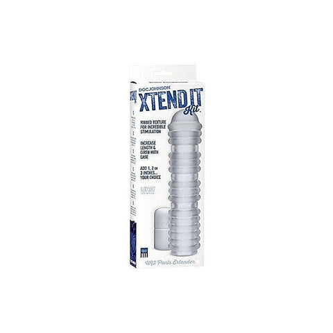 Xtend It Ribbed Frost Penis Extender Kit by Doc Johnson