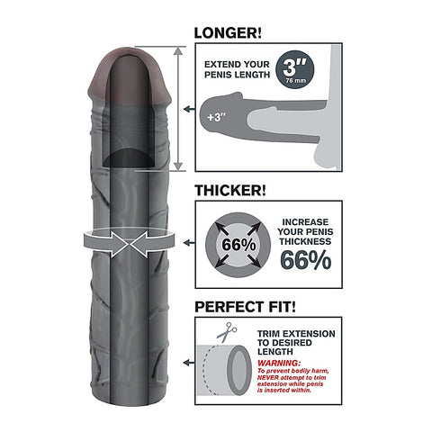 Fantasy X-Tensions Mega 3 Inch Penis Extension
