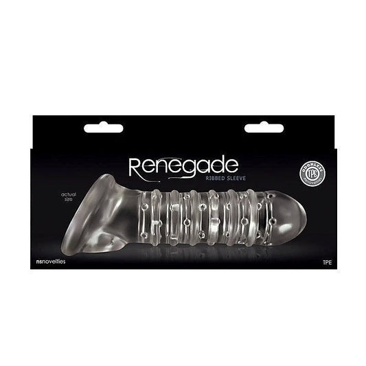 Renegade Ribbed Extender by NS Novelties
