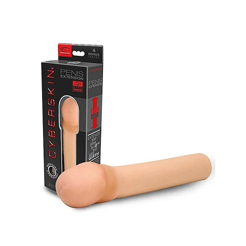 CyberSkin 2 Inch Xtra Thick Vibrating Transformer Penis