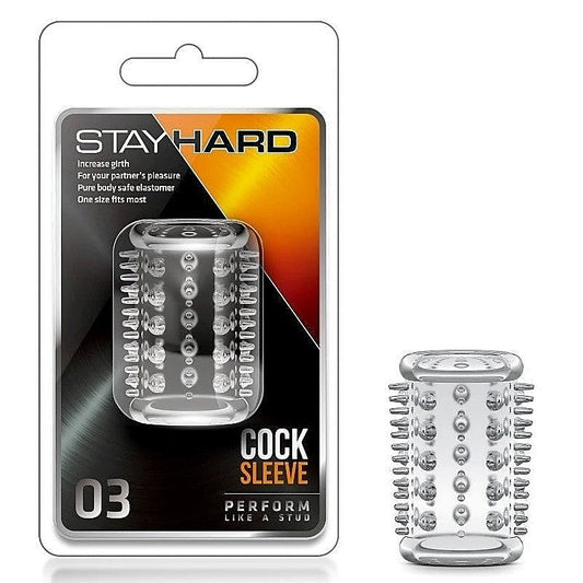 Stay Hard Cock Sleeve 03 by Blush Novelties
