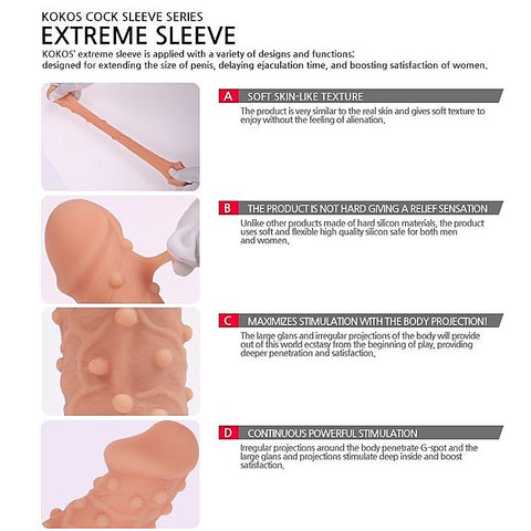 Extreme Penis Extensions Sleeve 10 by Kokos