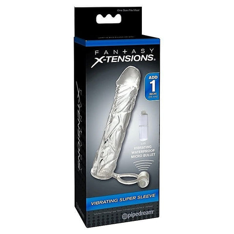 Fantasy X-Tensions Vibrating Super Penis Sleeve
