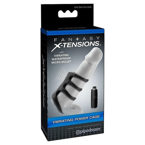 Fantasy X-Tensions Vibrating Power Mens Cock Cage