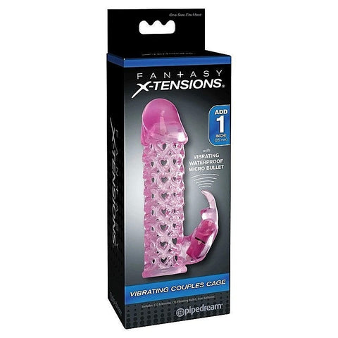Fantasy X-Tensions Vibrating Couples Cock Cage
