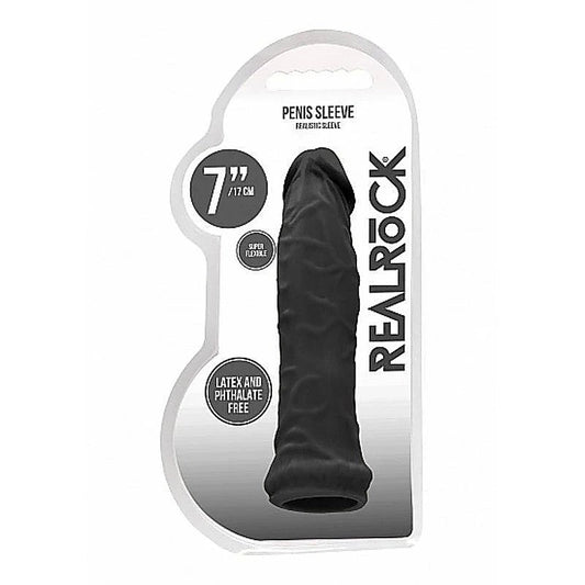 Realrock Skin Penis Sleeve 6 inch by Shots Toys