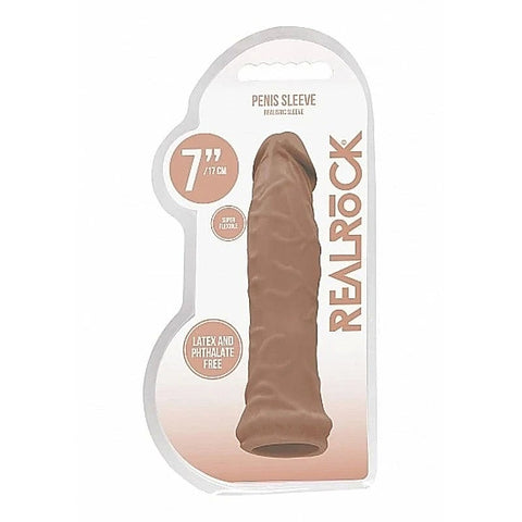 Realrock Skin Penis Sleeve 6 inch by Shots Toys