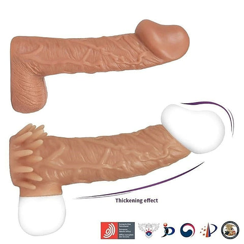 Nude Penis Enlargement Cock Sleeve 5 Medium by Kokos