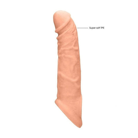 REALROCK 8'' Realistic Penis Extender with Cock Ring
