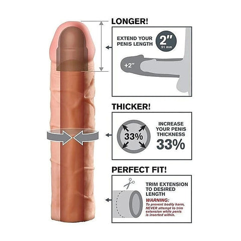 Fantasy X-tensions Perfect 2 inch Penis Extension