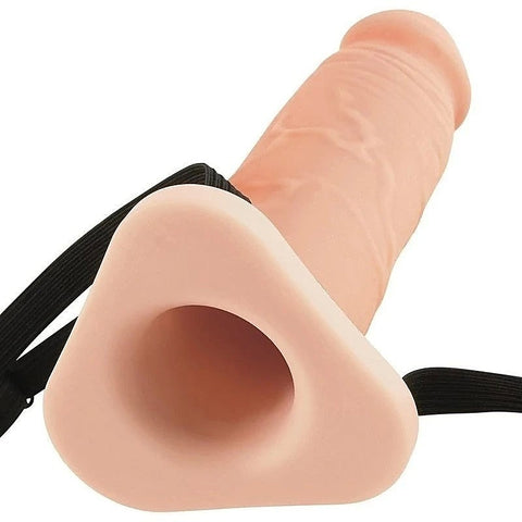Fantasy X-tensions 8 Inch Silicone Hollow Penis Extension