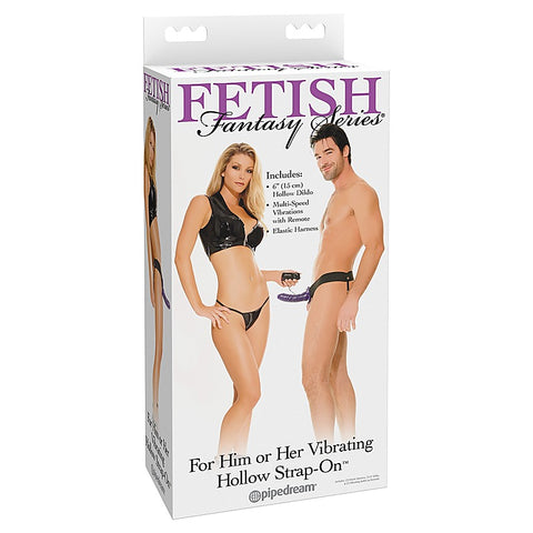 Fetish Fantasy Vibrating Hollow Strap-On