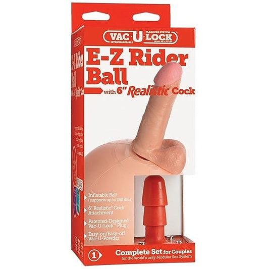 E-Z Rider With Vac-U-Lock 6" Realistic by Doc Johnson