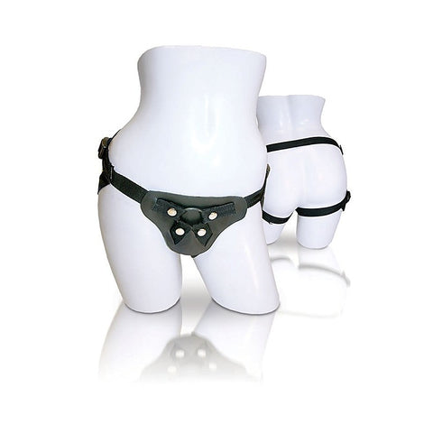Latigo Leather Strap-On by Sportsheets