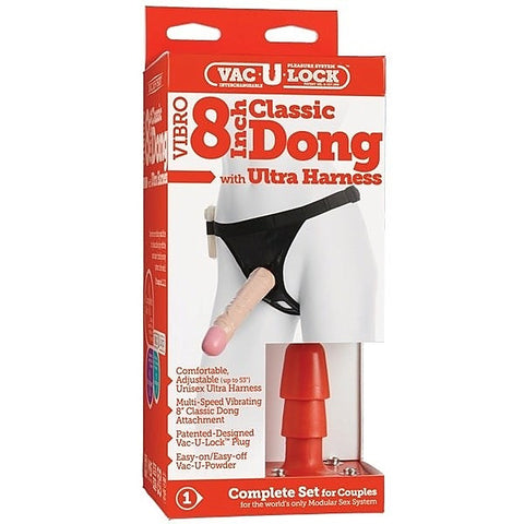 Vibrating Sex Harness with 8 Cock by Doc Johnson
