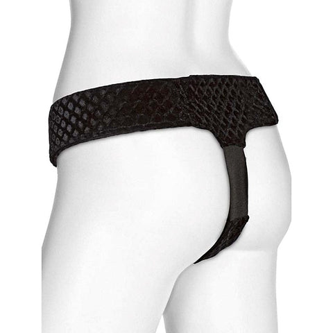 EZ Rider Thong Velvet Harness by Doc Johnson