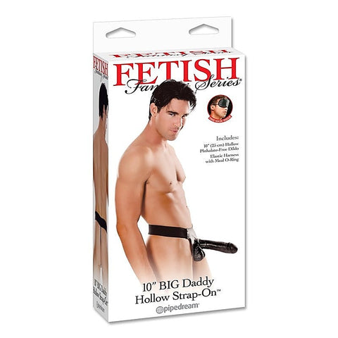 Fetish Fantasy Big Daddy Hollow Strap On 10 inch