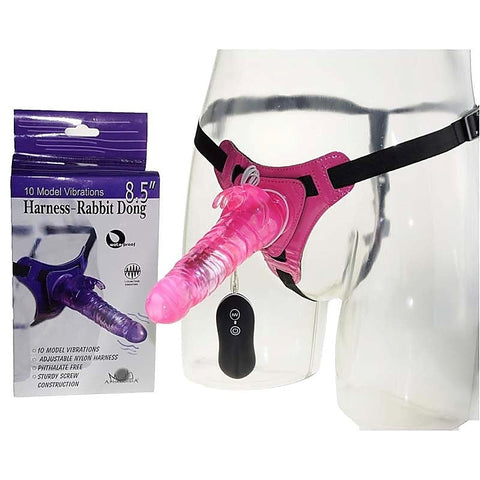 Harness Rabbit Dildo 8.5 by Aphrodisia