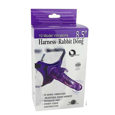 Harness Rabbit Dildo 8.5 by Aphrodisia