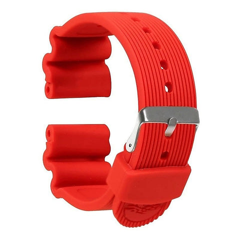 Ouch Hollow Curved Strap-On Red by Shots Toys