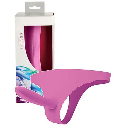 Gratify L/XL Lavender Adjustable Strap-On by Vibe Therapy