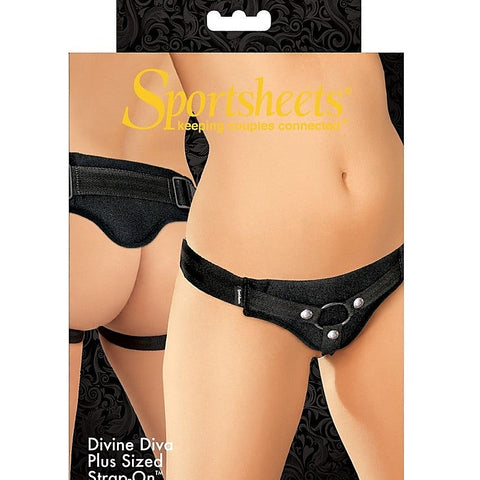 Divine Diva Plus Sized Strap On by Sportsheets
