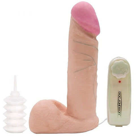 Vac-U-Lock Vibrating 6" UR3 Cock by Doc Johnson