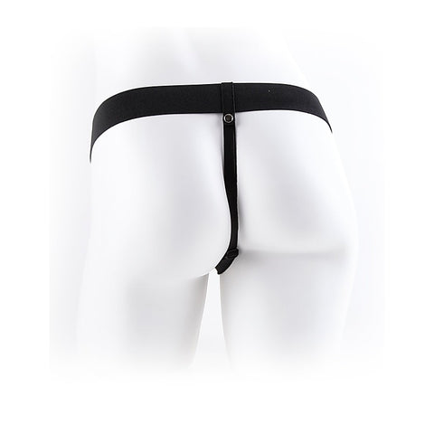 Fetish Fantasy 7 Inch Vibrating Hollow Strap-On with Ball