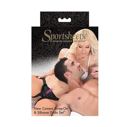 New Comers Strap On and Dildo Set by Sportsheets