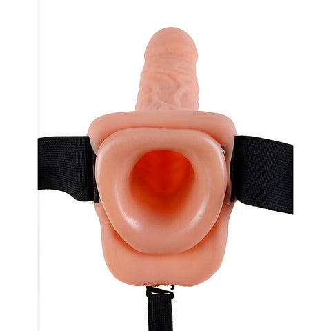 Fetish Fantasy 9 Inch Hollow Strap-On Dildo With Balls