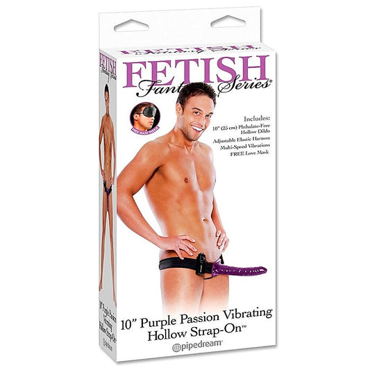 Fetish Fantasy 10 Inch Purple Passion Vibrating Hollow