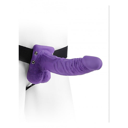 Fetish Fantasy Series 7 Inch Hollow Strap-On Dong with Balls