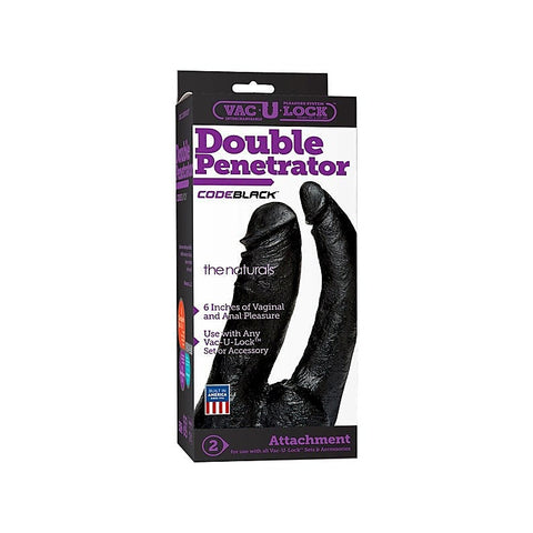 Code Black Double Penetrator The Naturals by Doc Johnson