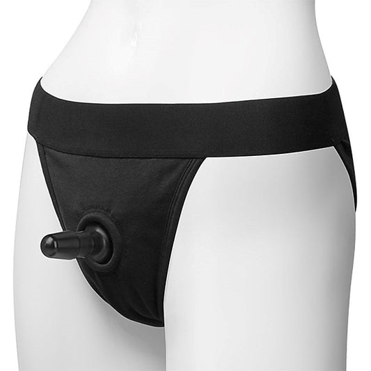 Vac-U-Lock Panty Harness Plug Full Back by Doc Johnson