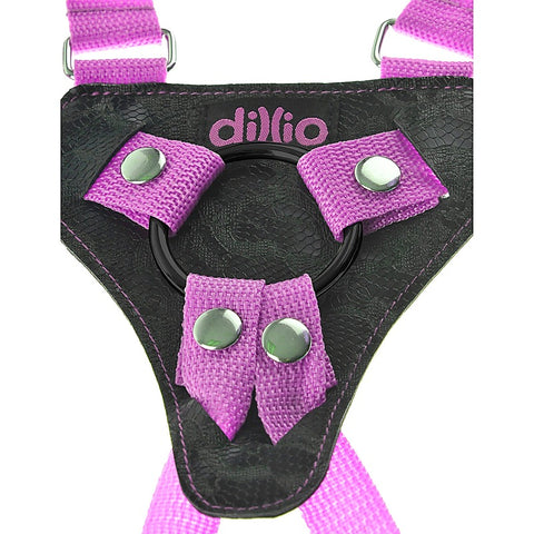 Dillio 7 Inch Strap-On Suspender Harness Set