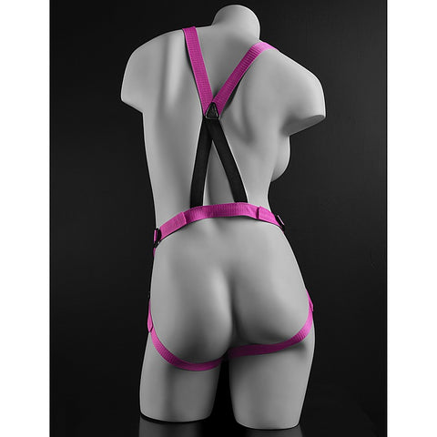 Dillio 7 Inch Strap-On Suspender Harness Set