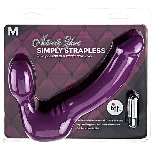 Simply Strapless Vibrating Silicone Strap-On by SI Novelties