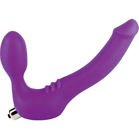 Simply Strapless Vibrating Silicone Strap-On by SI Novelties