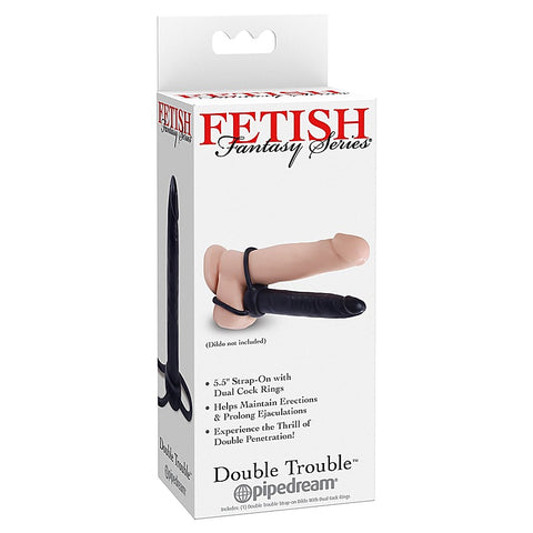 Fetish Fantasy Double Trouble Strap-On Dildo