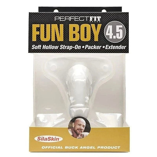 Fun Boy 4.5 Inch Soft Hollow Strap-On by Perfect Fit