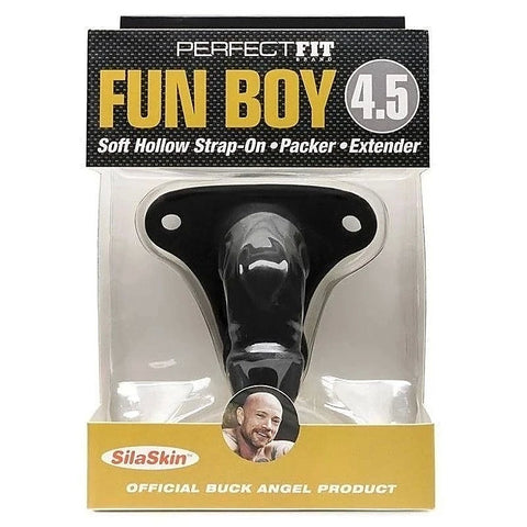 Fun Boy 4.5 Inch Soft Hollow Strap-On by Perfect Fit