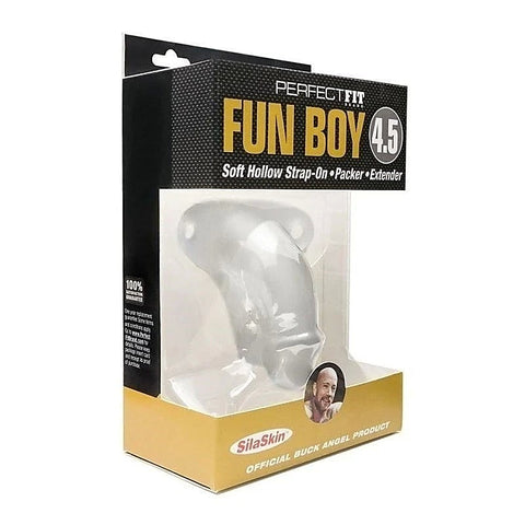 Fun Boy 4.5 Inch Soft Hollow Strap-On by Perfect Fit